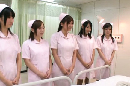 Perverted nurses arrange the wildest orgy with their patients